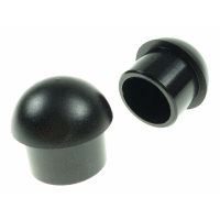 Ochranná zátka BIMED pro vývodku se závitem Pg 7 / M12, průměr 6,4mm, barva černá, PA