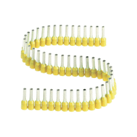 Dutinka izolovaná, průřez 1,0mm2 / délka 8mm, barva žlutá (10x50ks)