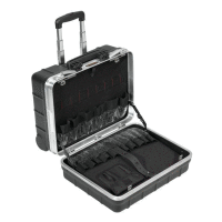 Kufr montážní prázdný s teleskopickou rukojetí, pojízdný, rozměry 465x352x215mm/6kg PROFI