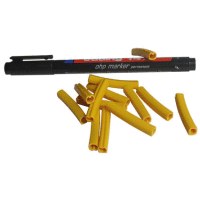 Sada 50ks návleček délky 35mm pro průřez 16mm2 + permanentní pero s hrotem 0,6mm