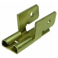 Plochý rozvaděč mosazný 6,3x0,8mm