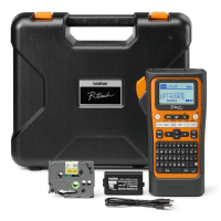 Elektronický štítkovač BROTHER pro pásky TZe šíře 6 - 18mm + baterie, adaptér 220V, kufr