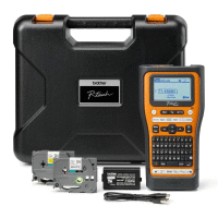 Elektronický štítkovač BROTHER pro pásky TZe šíře 6 - 24mm, USB, BT + adaptér 220V, kufr