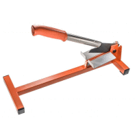 Pákové nůžky na tvrdé ploché plastové lišty do 30x125mm s dorazy 90°, nůž 130mm