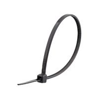 Vázací páska černá extrémně UV stabilní, nosnost 8kg, průměr svazku 22mm, rozměr 2,5x100mm PA12