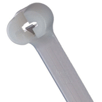 Vázací páska bílá s kovovým jazýčkem, nosnost 22kg, průměr svazku 102mm, rozměr 4,8x360mm TY28M-10