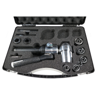 00000 ALFRA ruční hydraulický prostřihovací nástroj úhlový, kufr s razníky Pg9-Pg21+30,5mm STANDARD