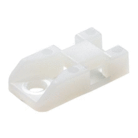 Kabelové sedlo přírodní pro pásky šíře max. 4,8mm / otvor 4,4mm