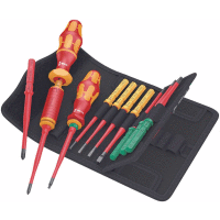 Sada 16ks ruční držáky a výměnné čepele Kraftform Kompakt VDE 16 Torque 1,2 ÷ 3,0 Nm extra slim