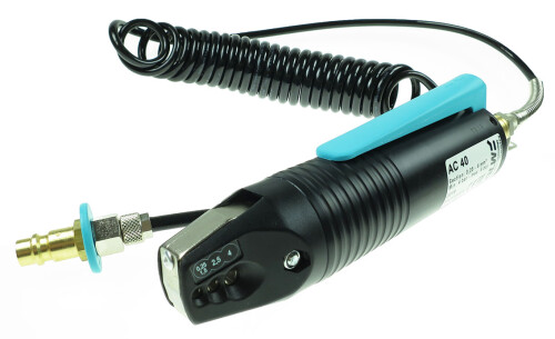 Pneumatický lisovací přístroj na dutinky pro průřezy 0,25-4,0mm2, ruční model