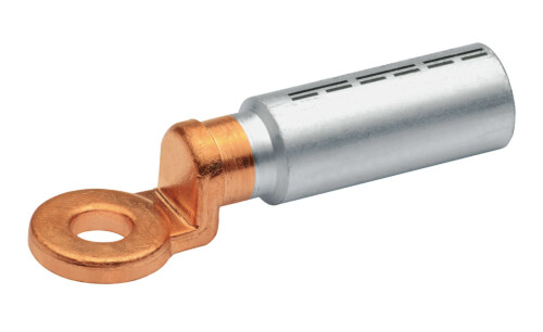 Oko lisovací Al-Cu hliníkové s měděným příložníkem, průřez 16mm2 / M8 (363R8 / 16x8 ALU-KU-M)