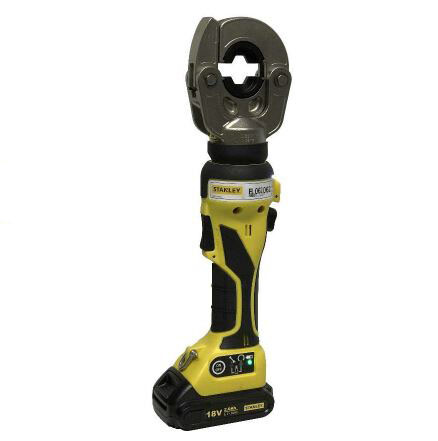 Elektrohydraulické lisovací kleště do 300mm2, síla 62kN, kufr, nabíječka, 1x akku 18V/2Ah (AP62)