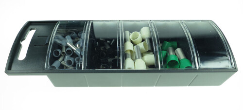 Plastový box s dutinkami izolovanými 4-16mm2, barevný kód 1