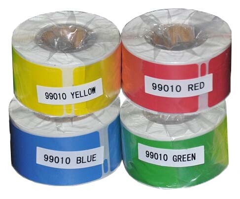 99011 DYMO adresní štítky papírové 89x28mm, mix barev (balení 4x130ks etiket)