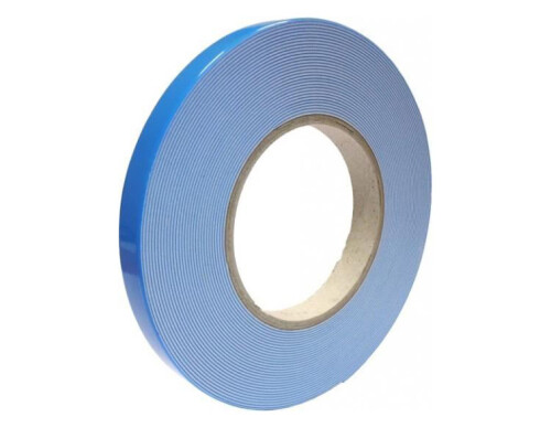 Oboustranně lepicí pěnová páska a akrylátovým lepidlem 19mm x 50m / síla 1mm bílá