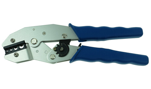 Lisovací kleště na oka, spojky a kolíky neizolované 0,5-10mm2, lehké hliníkové, délka 230mm/300g