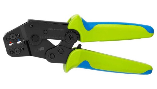 Lisovací kleště na izolované koncovky, průřez 0,5-2,5mm2, délka 195mm / 360g (LI 0,5-2,5) Klauke K81