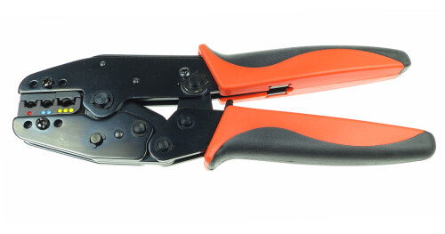 Lisovací kleště na izolovaná oka a spojky, průřez 0,5-6mm2, profi s výstupkem proti vytažení vodiče