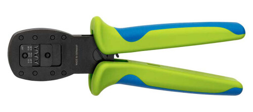 975426 KNIPEX lisovací kleště na konektory Mini-Fit pro průřezy AWG 16, 18, 20-24 s locatorem