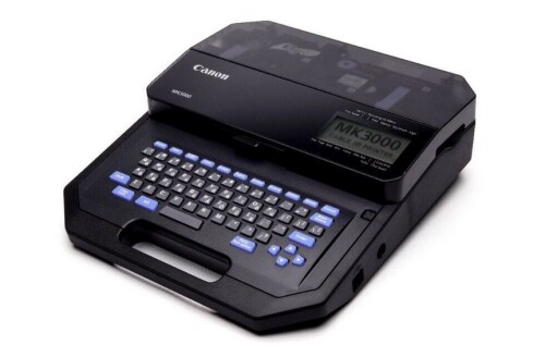 Elektronický popisovač bužírek CANON 25mm/s připojitelný k PC přes USB, vč. brašny a SW (CP300)