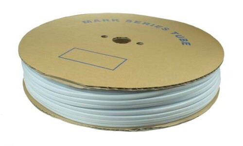 Popisovací bužírka PVC kruhová, vnitřní průměr 3,2mm / průřez 1,5mm2, bílá