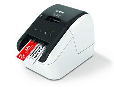 Elektronická tiskárna štítků BROTHER pro papírové a plastové pásky a etikety DK