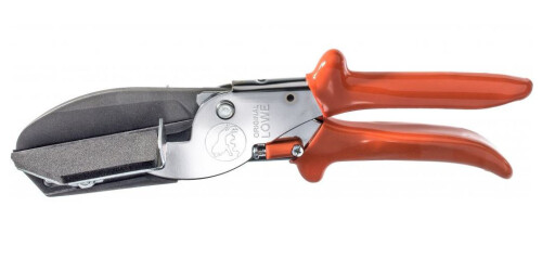 Nůžky na plastové lišty a kabelové kanály do 40x40 nebo 75x10mm, nůž 87mm, délka 245mm, podpěra 90°