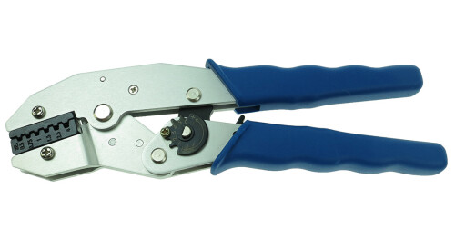 Lisovací kleště na dutinky pro průřezy 0,5-4mm2, lehké hliníkové profi, délka 230mm/300g