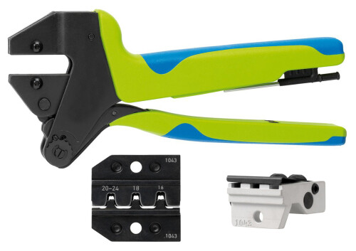 Lisovací kleště s locatorem na Molex 2,5 KK HSG konektory pro průřezy 0,25-1,5mm2